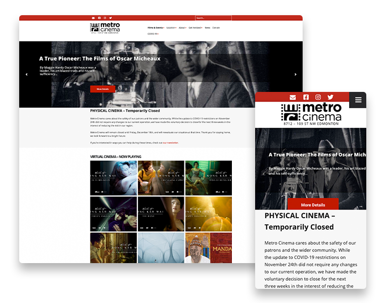 Digital Tea Portfolio - Metro Cinema