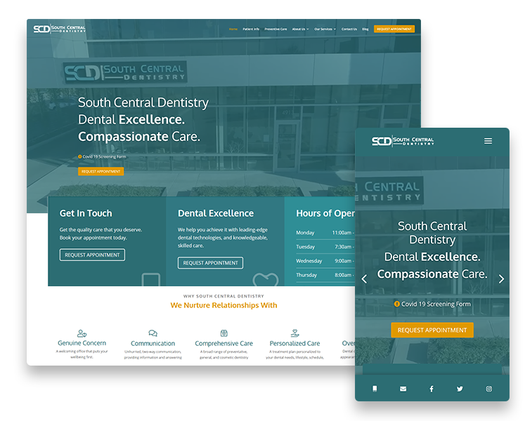 Digital Tea Portfolio - South Central Dentistry