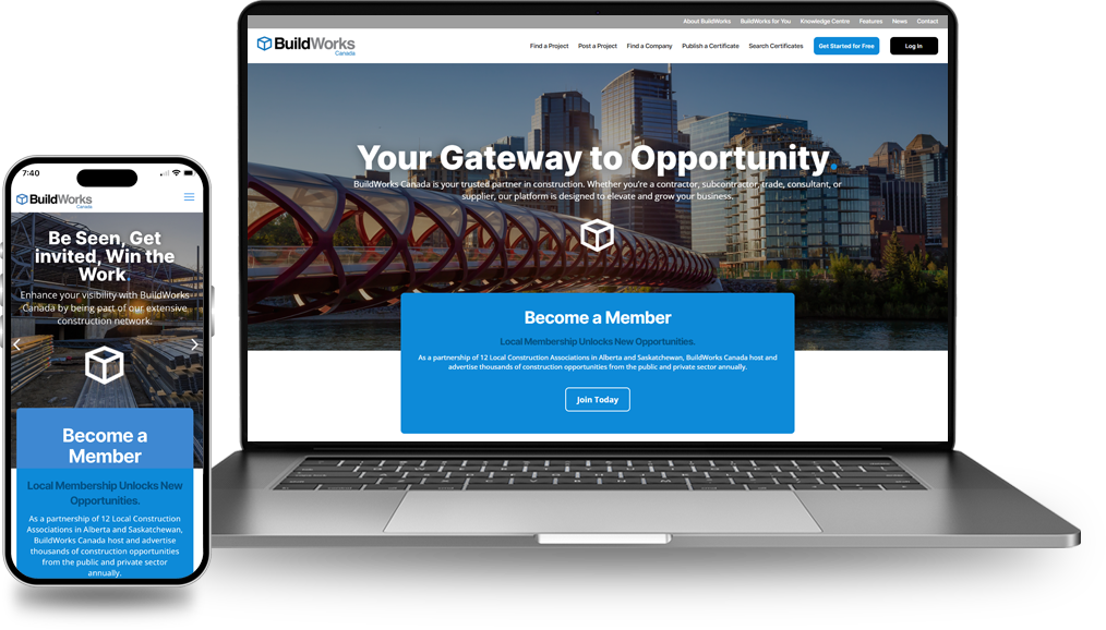 Projects Buildworks Canada Web Design